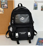 KYLETHOMASW  -  Ita Bag 2025 Autumn New High-capacity Canvas School Bag Popular Display Rucksack Preppy Style Solid Teenage Girls Bolsa Сумка