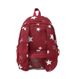 KYLETHOMASW  -  Women Kawaii Rabbit's Ears Backpacks All Match Star Printing Casual Ita Bags Transparent Y2k High-capacity Students Schoolbags