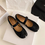 KYLETHOMASW  -  Mary Jane Horsehair Loafers Women's Single Shoes Luxury Flats Casual Shoes Woman Flats Fashion Street Shoes