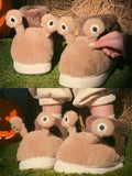 KYLETHOMASW  -  Cute Snail Cotton Home Slippers For Men Women Winter Funny Slippers For Couples Home Shoes Plush Indoor Household Slippers