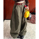 KYLETHOMASW  -  Street Loose Casual Slouchy Jeans American Vintage Machete Wide Leg Pants Harajuku Y2K Subculture Hiphop Denim Trousers