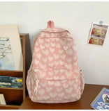 KYLETHOMASW  -  Heart School Backpack High Capaci Mochila Student Mochilas Teenage Girls Bag Portable Lightweighte Bolsas Feminina Backpacks