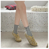 KYLETHOMASW  -  New Spring Mary Jane Cross Strap Flats Shoes Women Fashion Elegant Round Toe Ladies Comfort Soft Sole Ballerinas Shoes