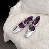 KYLETHOMASW  -  Woman Shoes Vintage Punk Style Versatile Square Head Thick Heel Mary Jane Shoes Women's Bow Women's Shoes Red Mary Janes