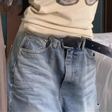 KYLETHOMASW  -  Y2k Clothes Denim Cargo Pants Women Solid Streetwear Spring Summer Ankle Length Trousers Vintage Pantalones De Mujer