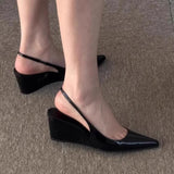 KYLETHOMASW  -  Women's Sandals Sexy Pointed Toe High Heels Shoes New Slippers Summer 2025 Designer Brand Party Dress Shoes Mujer Slides