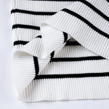KYLETHOMASW  -  Simple Striped Slim Fit Patchwork Women Camisole Tops  Short Sleeve Causal Basic Simple Chic Blouses
