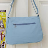 KYLETHOMASW  -  Dot Print Crossbady Bag Flap Transparent Sac Femme New Lace-up Bow Bolso Sqaure Bolsos De Mujer Underarm  Bags for Woman