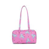 KYLETHOMASW  -  Nylon Bowler Bag, Regular Shoulder Bag, Top Handle Tote Bag with Key Leash, Simple Casual Commuter Work Bag, New Fashionable Han