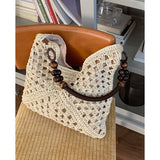 KYLETHOMASW  -  Ethnic Style Grass Woven Bag for Women 2025 New Summer Fashion Large Capacity Tote Beach Bags