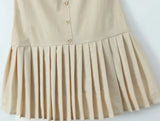 KYLETHOMASW  -  European and American style new slim suspender dress fashionable sexy hot girl pleated skirt
