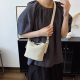 KYLETHOMASW  -  Design Stripe Knitting Bucket Bag Woven Hand Bag Beach Shoulder Bag Holiday Handbag Crossbody Purse for Women