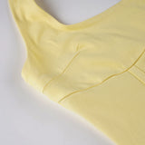 KYLETHOMASW  -  Fashion Sweet Slim Fit Solid Elegant Women Halter Dresses Summer Short Simple Causal Cake Frock Backless