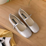 KYLETHOMASW  -  New Summer Spring Fashion Buckle Strap Women Mary Janes Flats Shoes Casual Female Round Toe Soft Dress Ladies Flat With  Shoes