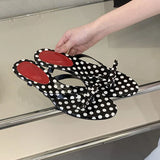 KYLETHOMASW  -  Summer Yellow New Women Slipper Fashion Narrow Band Ladies Thin High Heel Outdoor Dress Sandal Elegant Dress Flip Flops
