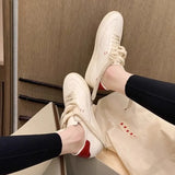 KYLETHOMASW  -  Women's Shoes Fashion Genuine Leather Casual Shoes for Woman New Korean Version Chunky Sneakers Designer Shoes Zapatos De Mujer