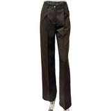 KYLETHOMASW  -  Minimally Sophisticated Suit with Wide Leg Pants for Women Spring New High Waisted Drape