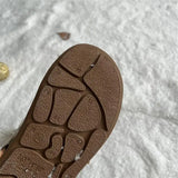 KYLETHOMASW  -  Sweet Lace Decoration Furry Suede Snow Boots Women 2025 Winter Thick Bottom Fluffy Fur Ankle Boots Warm Plush Designer Shoes