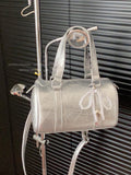 KYLETHOMASW  -  New Summer One-Shoulder Basg Simple Casual Crossbody Bag Silver Handheld Pillow Bag