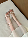 KYLETHOMASW  -  summer women's belt sandals strange heel ankle strap shoes