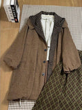 KYLETHOMASW  -  Harajuku Woolen Elegant Premium Coat New Casual Temperament High Street Veste Femme Slim Moda Hong Kong Style Minority Outwears