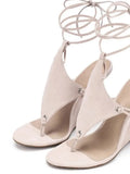 KYLETHOMASW  -  Women's Summer New Coarse High Heels Pinch Toe Fashion Sandals Ankle Strap Sexy Fashion Party Thick Bottom Sandals