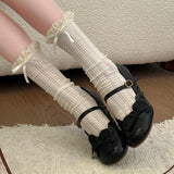 KYLETHOMASW  -  Women's High Heel Shoes 2026 New Lolita Style Women's Mary Jane Shoes Fashion Elegant Bowknot Party Wedding Ladies Dress Shoes