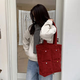 KYLETHOMASW  -  Streetwear Fluffy Y2k Aesthetic Women's Handbags Sweet Kawaii Pocket Shoulder Bags Fashion All Match Shopping Underarm Bag
