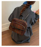 KYLETHOMASW  -  Luxury Design Casual All Match Mini Handbags Women Sweet Y2k Aesthetic Plaid Backpacks Japanese Girls Fashion Vintage Schoolbags