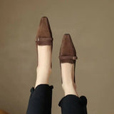 KYLETHOMASW  -  Women's High Heels Loafers Fashion Office Elegant Dress Trendy Pointed Toe Low-top Shoes Women Wedding Bridal Quality Shoes