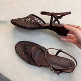 KYLETHOMASW  -  Summer Mesh Rhinestone Women Sandals Height Increase Wedges Heel Shoes Elegant Wedding Party Dress Slingbacks Sandalias Mujer
