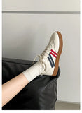 KYLETHOMASW  -  Retro Design Low Top Thick Soled Casual Sports Shoes for Women Autumn Fashion Trend Versatile Comfortable Non Slip Sneakers