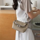 KYLETHOMASW  -  Women's Small PU Leather Clasp Crossbody Bag Retro Daily Dating Party Shoulder Bags New Trend Solid Handbags and Purses
