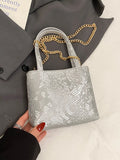KYLETHOMASW  -  High-End Hand-Held Small Bag for Women 2025 New Trendy Fashion Texture Mini Bucket Bag Summer Chain Crossbody Bag