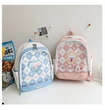 KYLETHOMASW  -  New Trendy Ita Backpacks Teenage Girls Transparent Canvas School Bag High-capacity Print Clear Rucksack  Bolsa Mujer 2025