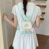 KYLETHOMASW  -  Lovely Apple Plaid Bag Preppy Style Mochila Student Mochilas Mujer Fashion Backpacks Teenage Girls Backpack Bolsas Feminina