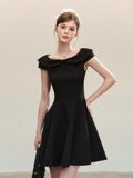 KYLETHOMASW  -  Summer Fashion Mini Dress Women Slim Fit Elegant Short Sleeves A Line Dresses French Chic Female Casual Sweet Cute Ladies Dress