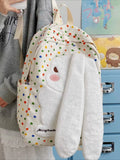 KYLETHOMASW  -  Rabbit Ears Mochila Cute Teenage Girls Bag Student Mochilas Mujer Preppy Style Bolsos High Capaci Backpack Bolsas Feminina