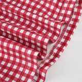 KYLETHOMASW  -  Fashion Sweet Plaid Lace Spliced Women Camisole Cute Chic Y2k Summer Trendy New Slim Fit Blouses