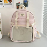 KYLETHOMASW  -  High Capacity Ita Mochila Students Backpack Sweet Cute Original Bag Daily Using Mochilas Mujer Commute All-match Bags for Woman