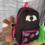 KYLETHOMASW  -  Gothic Punk Harajuku Y2k Girl Millennium Retro Backpack Large Capacity Woman Computer Bag Spicy Girl Goth Bag Schoolbag