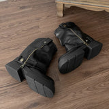 KYLETHOMASW  -  Autumn Women's Knee High Boots Western Round Toe Long Boots Women Western Shoes Chunky Heel Platform Women