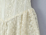 KYLETHOMASW  -  Summer Women Sexy Off Shoulder Short Sleeve Lace Mini Dresses Party Robe