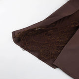 KYLETHOMASW  -  Summer Side Split Lace Sexy Perspective Skirt Fashion Versatile Elegant Temperament Commuter Women's Clothing