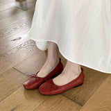 KYLETHOMASW  -  New Spring Fashion Butterfly-Knot Women Ballet Flats Shoes Shallow Female Soft Footwear Dress Ladies Flats Slip On Shoes