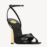 KYLETHOMASW  -  European and American Summer Wedge Toe High-heeled Sandals for Weddings, Banquets, Parties, Women's 34-44 Large Sandals