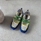 KYLETHOMASW  -  Mary Jane Sports Shoes New Fashion Soft Soled Mesh Breathable Casual Women Flat Shoes Outside Comfy Non-slip Single Shoes