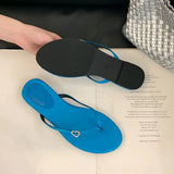 KYLETHOMASW  -  Fashion Round Toe Ladies Flats Slippers Shoes New In Summer Beach Female Slides Women Flats Slippers Sandals Shoes Flip flops