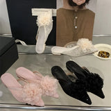 KYLETHOMASW  -  Low Shoes Cotton Fabric PU Rome Hoof Heels Rubber Low Shoes Cotton Fabric Rome Hoof Heels Rubber