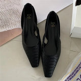 KYLETHOMASW  -  New Women Sandal Shoes Fashion Shallow Slip On Slingback Sandals Flat Heel Dress Sexy Pumps Shoes